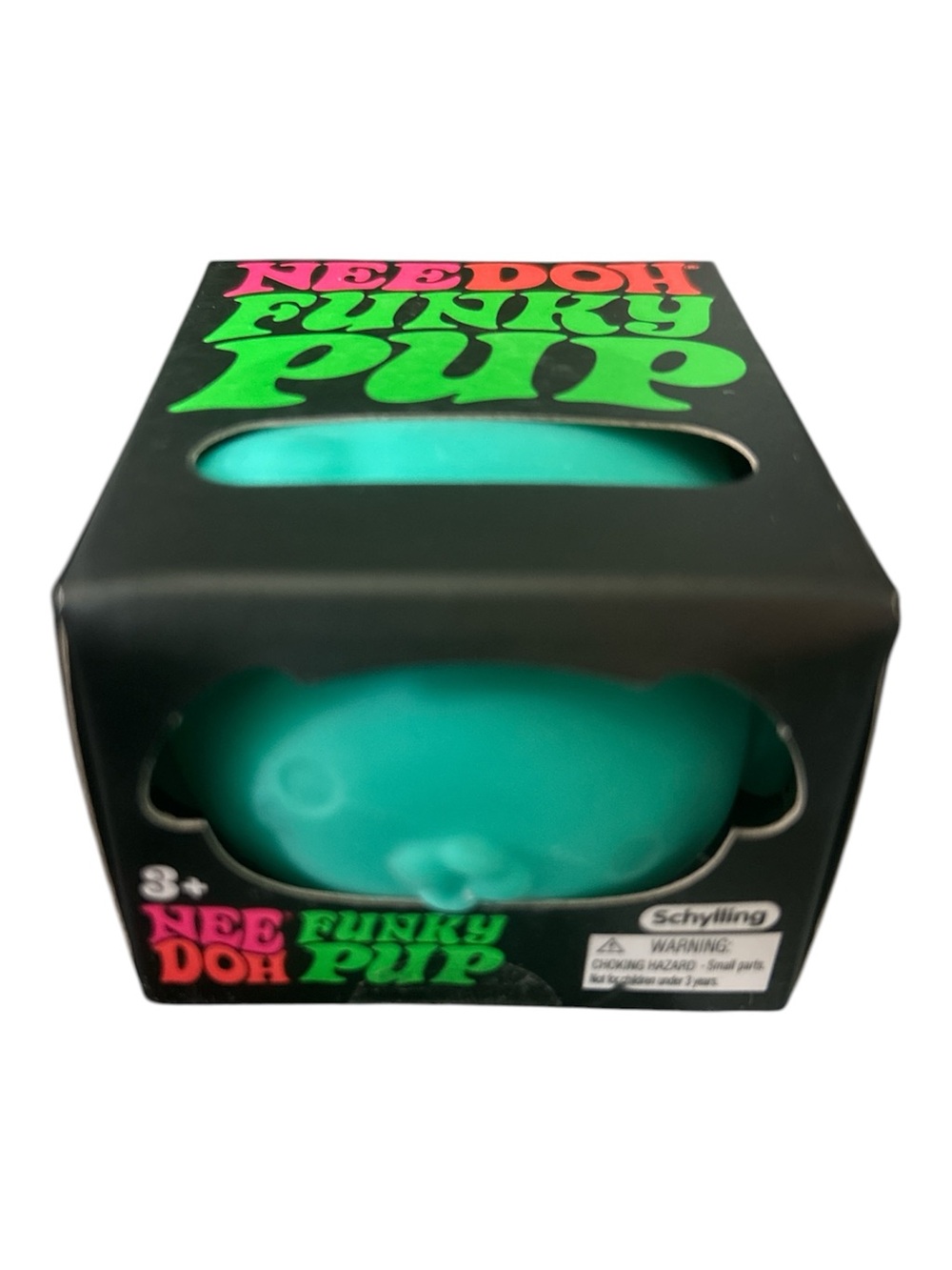 NeeDoh Funky Pup Teal Stress Ball for Kids -